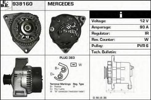 EDR 938160 - Alternator www.molydon.hr