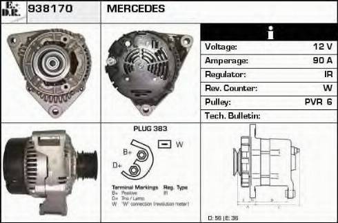 EDR 938170 - Alternator www.molydon.hr