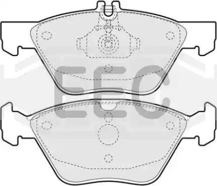 EEC BRP0923 - Komplet Pločica, disk-kočnica www.molydon.hr