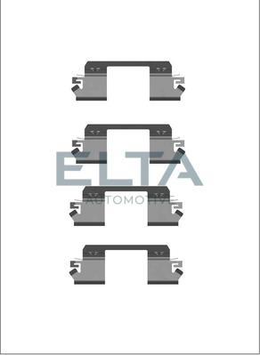 Elta Automotive EA8607 - Komplet pribora, Pločica disk kočnice www.molydon.hr