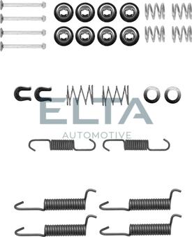 Elta Automotive EA8124 - Komplet pribora, kočione papuce rucne kočnice www.molydon.hr