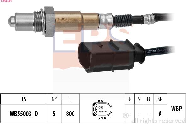 EPS 1.998.543 - Lambda-sonda www.molydon.hr