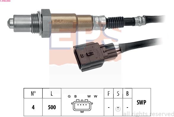EPS 1.998.094 - Lambda-sonda www.molydon.hr