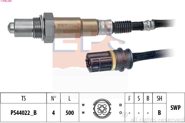 EPS 1.998.286 - Lambda-sonda www.molydon.hr