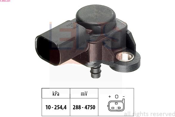 EPS 1.993.231 - Senzor pritiska zraka, podešavanje visine www.molydon.hr
