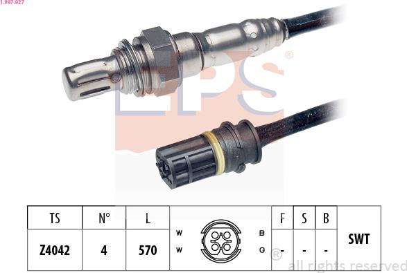 EPS 1.997.927 - Lambda-sonda www.molydon.hr