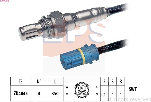 EPS 1.997.416 - Lambda-sonda www.molydon.hr