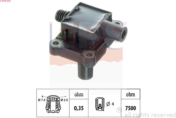 EPS 1.970.316 - Indukcioni kalem (bobina) www.molydon.hr