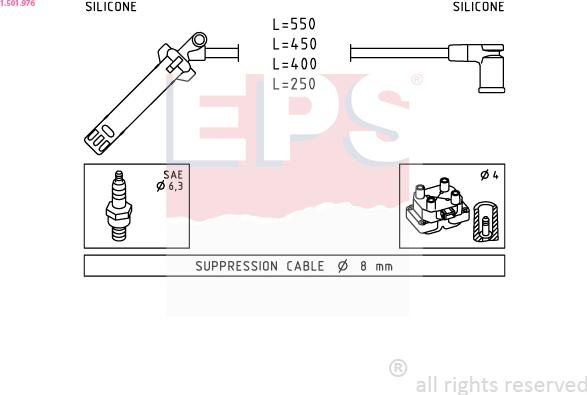 EPS 1.501.976 - Set kablova za paljenje www.molydon.hr