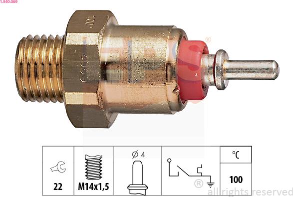 EPS 1.840.069 - Senzor, temperatura rashladne tekućinu www.molydon.hr