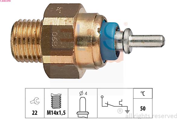 EPS 1.840.070 - Senzor, temperatura rashladne tekućinu www.molydon.hr