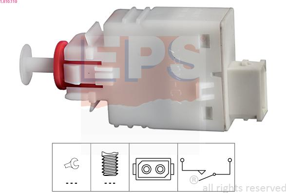EPS 1.810.110 - Prekidač, aktiviranje kvacila (GRA-uredj za regul brzine) www.molydon.hr