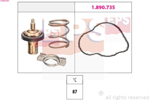 EPS 1.880.930 - Termostat, rashladna tekućinu www.molydon.hr