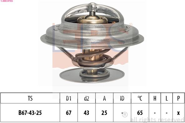 EPS 1.880.978S - Termostat, rashladna tekućinu www.molydon.hr