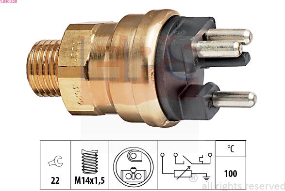 EPS 1.830.529 - Senzor, temperatura rashladne tekućinu www.molydon.hr