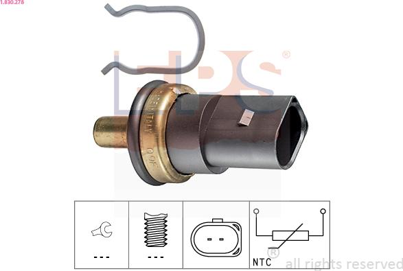 EPS 1.830.278 - Senzor, temperatura rashladne tekućinu www.molydon.hr