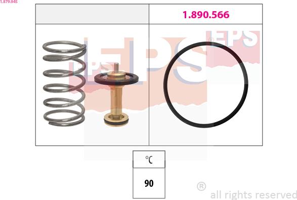 EPS 1.879.945 - Termostat, rashladna tekućinu www.molydon.hr