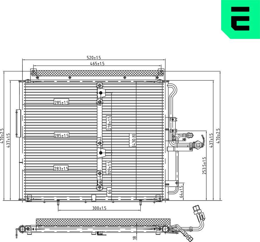 ERA 667510 - Kondenzator, klima-Uređaj www.molydon.hr