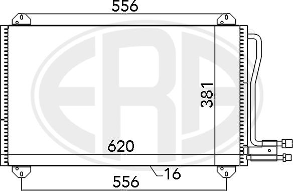 ERA 667055 - Kondenzator, klima-Uređaj www.molydon.hr