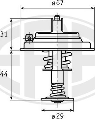 ERA 350348 - Termostat, rashladna tekućinu www.molydon.hr