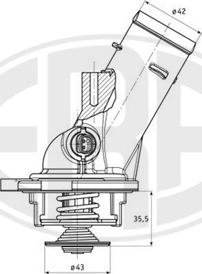 ERA 350335 - Termostat, rashladna tekućinu www.molydon.hr