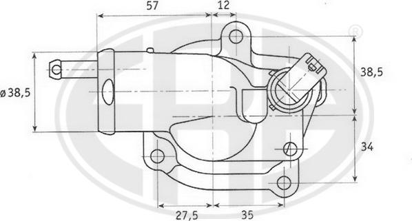 ERA 350255 - Termostat, rashladna tekućinu www.molydon.hr