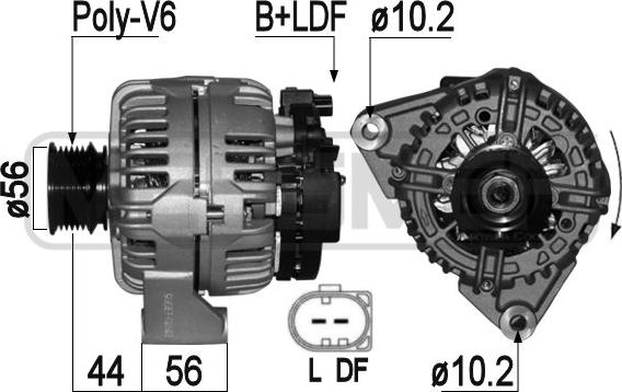 ERA 209103A - Alternator www.molydon.hr