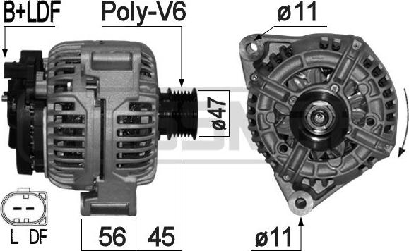 ERA 209279A - Alternator www.molydon.hr
