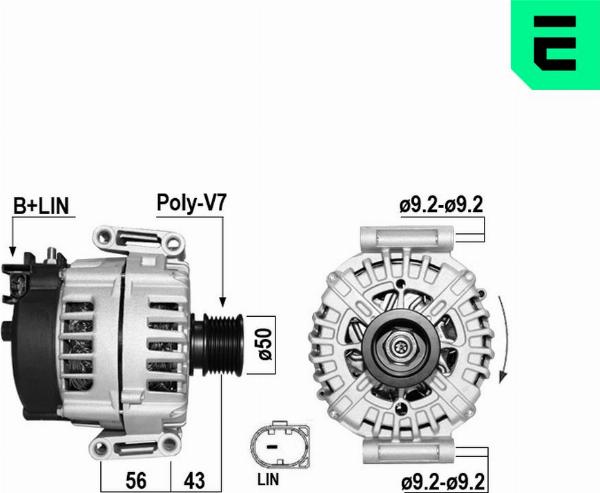 ERA 209703A - Alternator www.molydon.hr