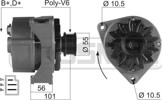 ERA 210032A - Alternator www.molydon.hr