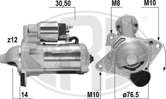 ERA 221063A - Starter www.molydon.hr