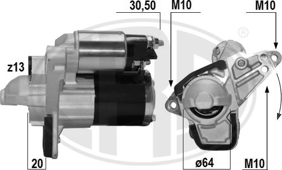 ERA 221070A - Starter www.molydon.hr