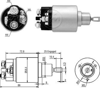 ERA ZM5973 - Elektromagnetni Prekidač, starter www.molydon.hr