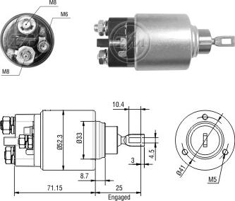 ERA ZM2371 - Elektromagnetni Prekidač, starter www.molydon.hr