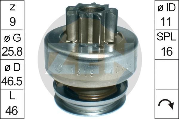 ERA ZN1619 - Pogonski Zupčanik, starter www.molydon.hr