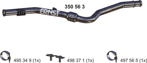 ERNST 350563 - Ispušna cijev www.molydon.hr
