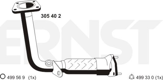 ERNST 305402 - Ispušna cijev www.molydon.hr