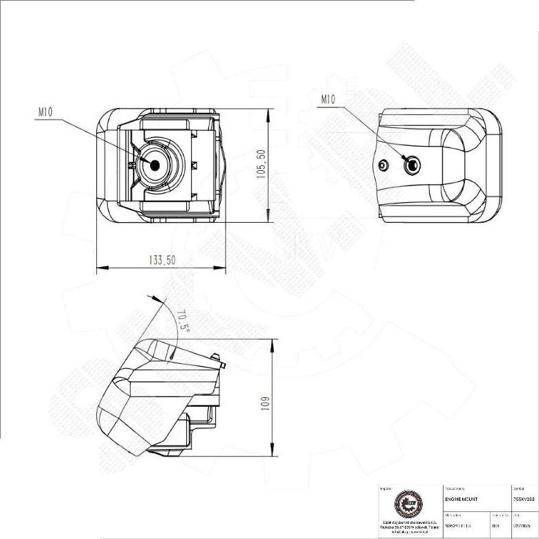 Esen SKV 75SKV283 - Nosač motora www.molydon.hr