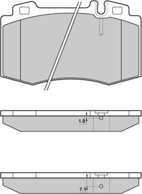 E.T.F. 12-0986 - Komplet Pločica, disk-kočnica www.molydon.hr