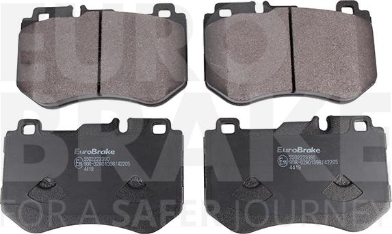 Eurobrake 5502223390 - Komplet Pločica, disk-kočnica www.molydon.hr
