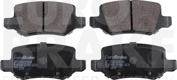 Eurobrake 5502223348 - Komplet Pločica, disk-kočnica www.molydon.hr