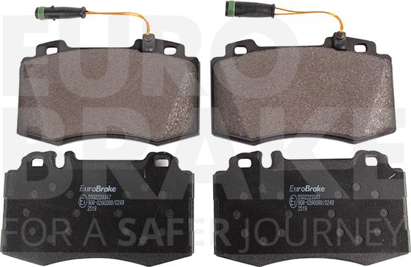 Eurobrake 5502223347 - Komplet Pločica, disk-kočnica www.molydon.hr