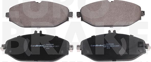Eurobrake 5502223380 - Komplet Pločica, disk-kočnica www.molydon.hr