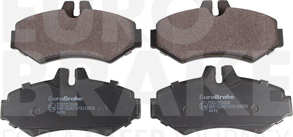 Eurobrake 5502223338 - Komplet Pločica, disk-kočnica www.molydon.hr