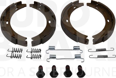 Eurobrake 58492733868 - Komplet kočionih obloga, rucna kočnica www.molydon.hr