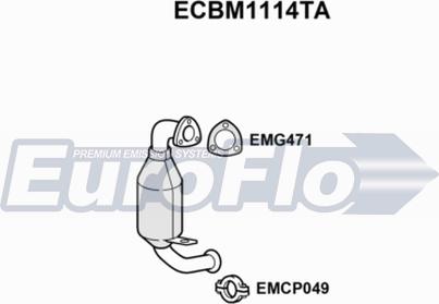 EuroFlo ECBM1114TA - Katalizator www.molydon.hr