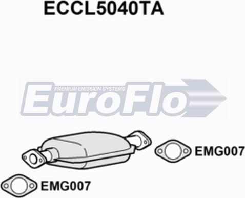 EuroFlo ECCL5040TA - Katalizator www.molydon.hr
