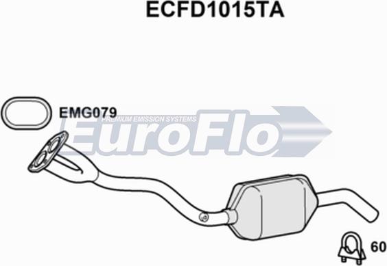EuroFlo ECFD1015TA - Katalizator www.molydon.hr