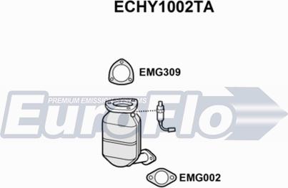 EuroFlo ECHY1002TA - Katalizator www.molydon.hr