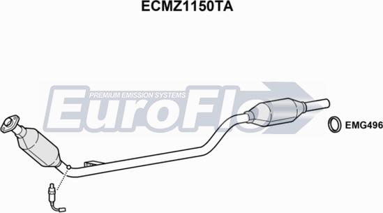 EuroFlo ECMZ1150TA - Katalizator www.molydon.hr